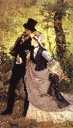 Ernest Duez Honeymoon oil painting artist